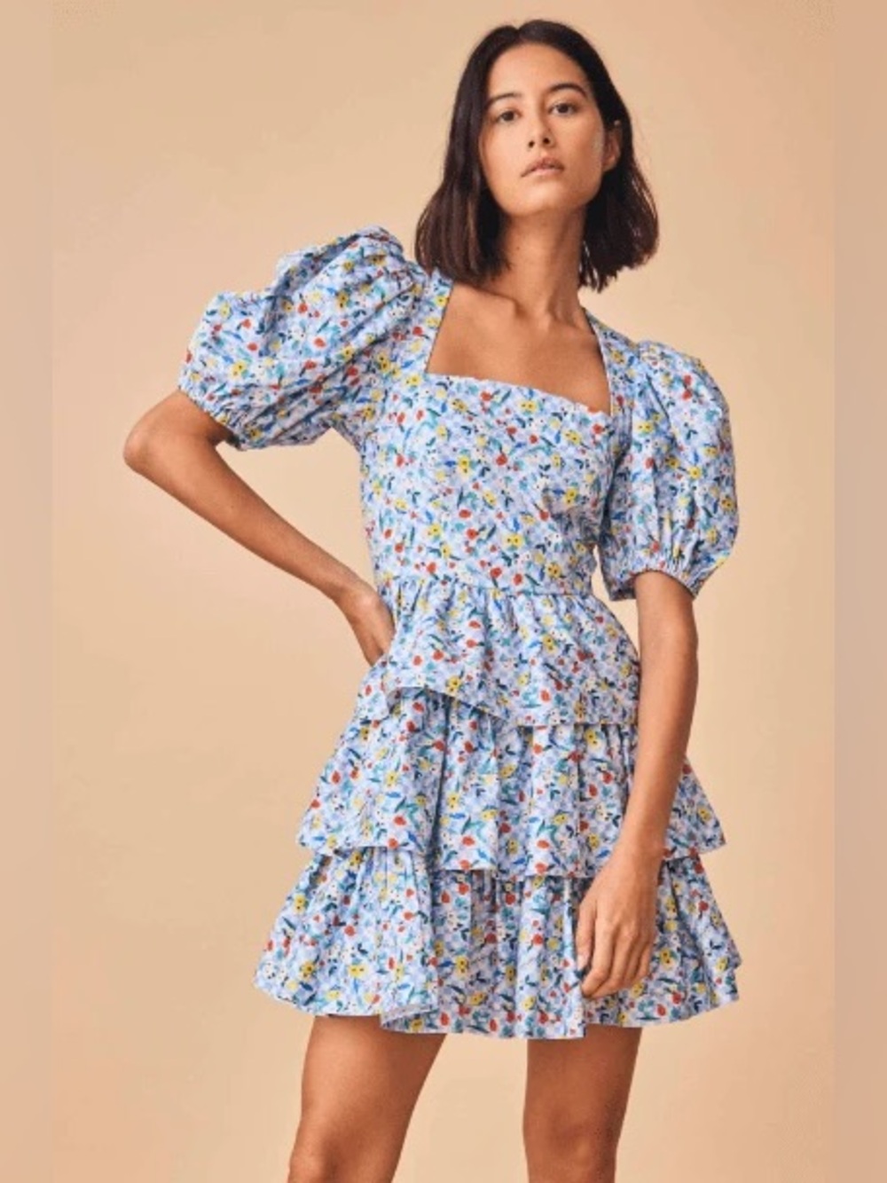 HUNTER BELL Floral Porter Dress